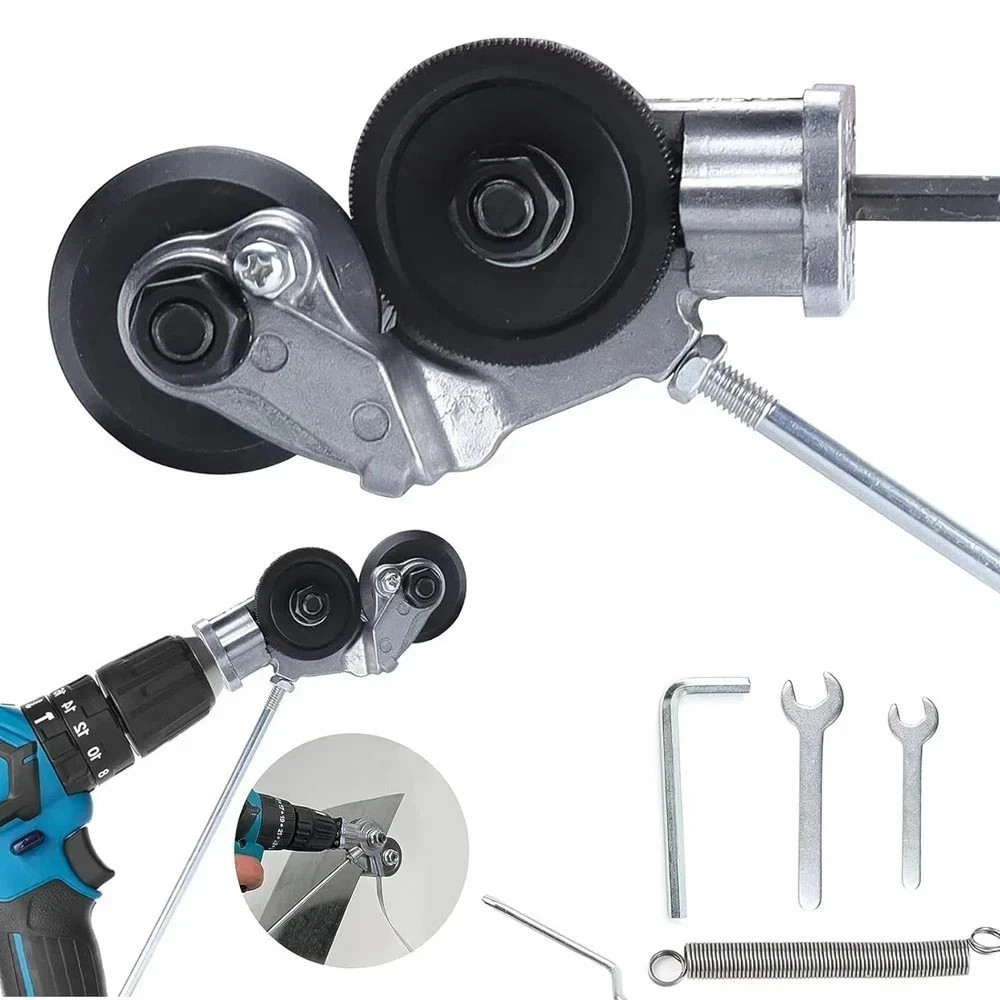 Electric Drill Shears Plate Cutter Attachment Metal Sheet Cutter Nibbler Saw