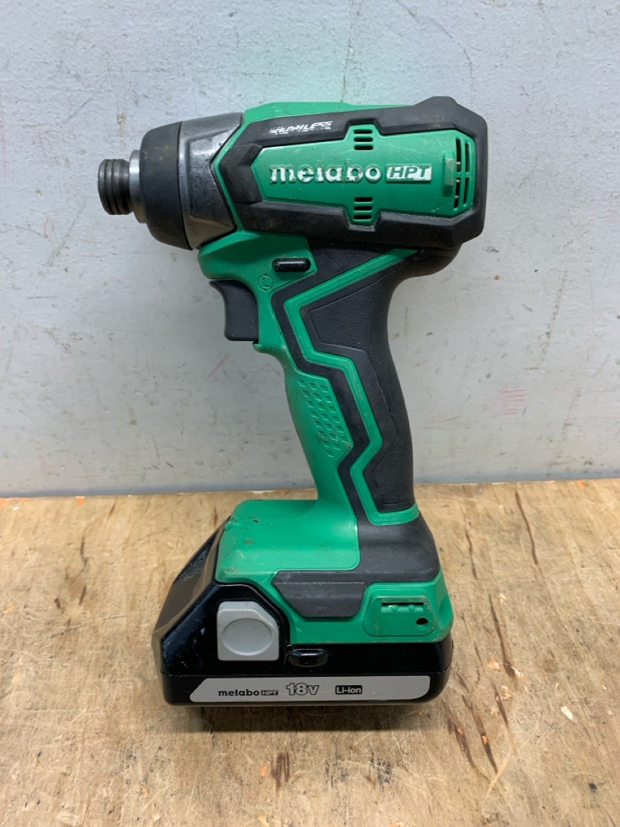 Metabo Wh18ddx 18V HPT Brushless 1/4&Prime; Hex Impact Drill Driver (E10043490)