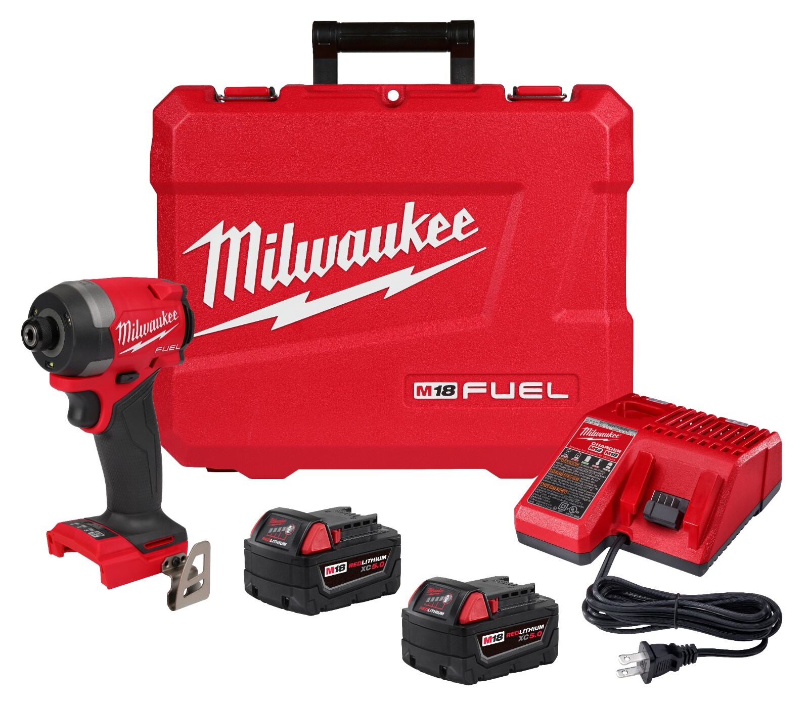 Milwaukee 2953-22 M18 FUEL™ 1/4&Prime; Hex Impact Driver Kit