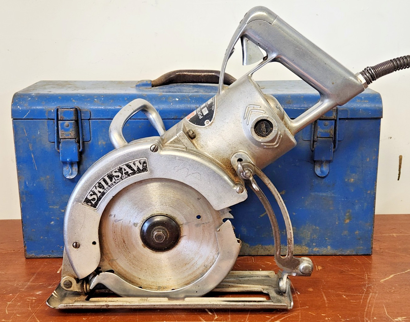 Vtg Skil Skill Saw Model 77 Skilsaw early 60&rsquo;s clean working Original Box