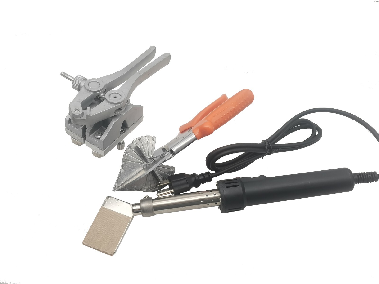 110V/220V PU Round Belt Butt Welding Kit w/TEMP Adjustable Welder&Scissor&Clamp