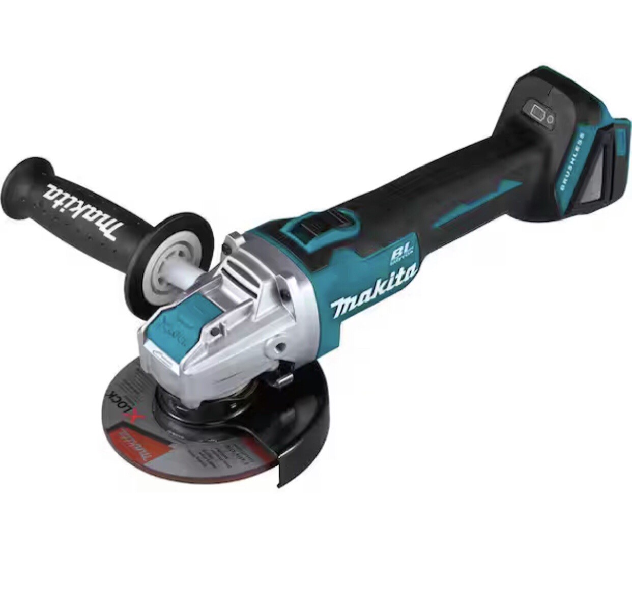 Makita 18V LXT Lithium-Ion Brushless Cordless 4-1/2” /5” X-LOCK Angle Grinder