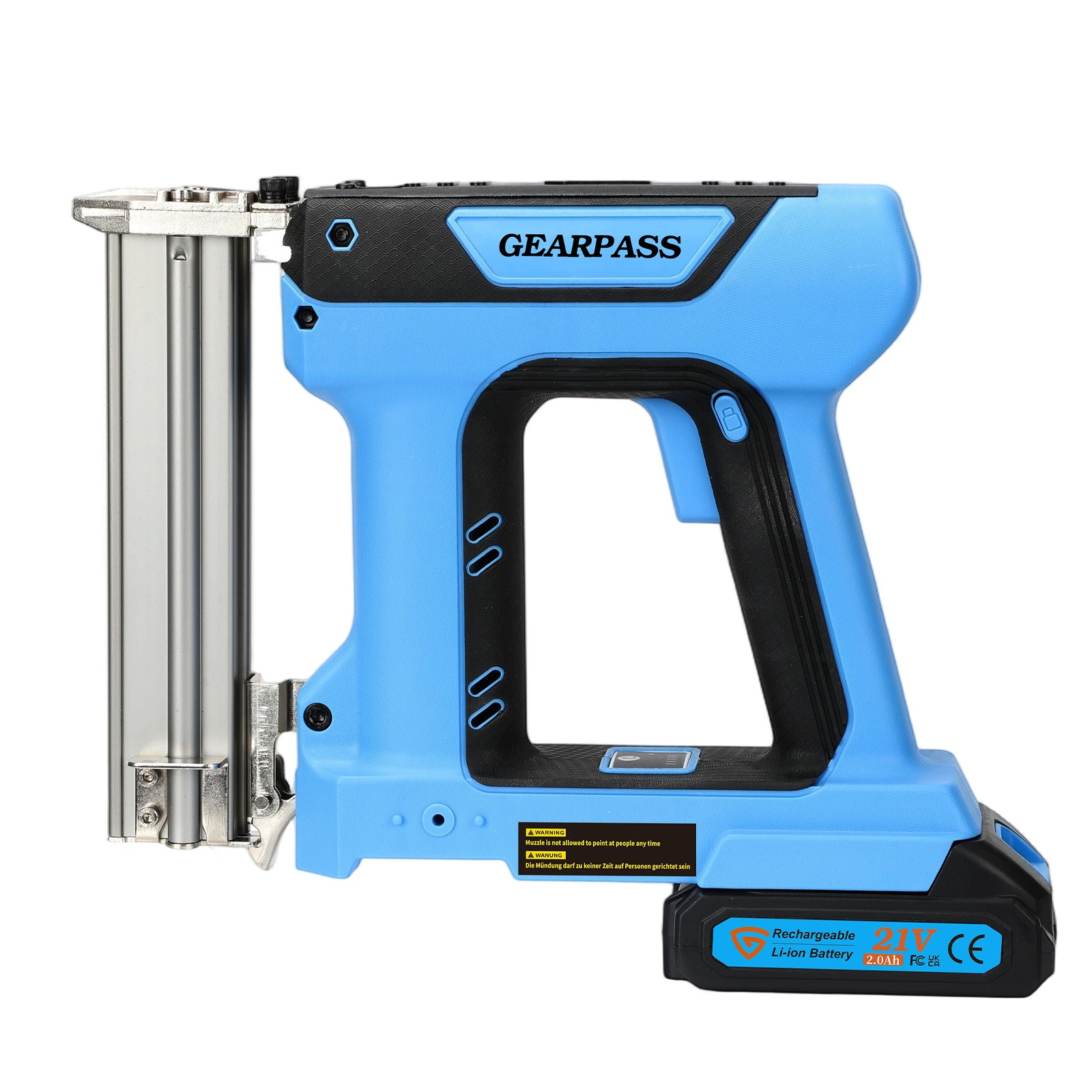 2 in 1 Cordless Nail Gun Brad Nailer with 18 GA w/charger & 2 2-IN-1