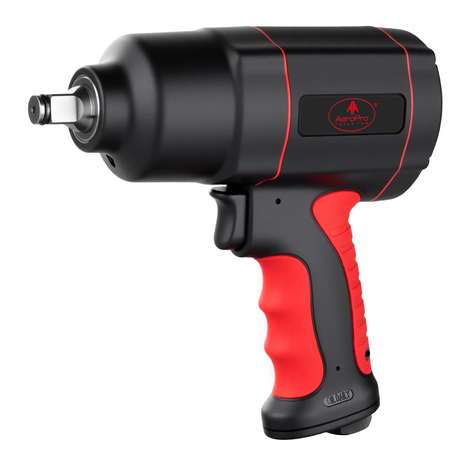Aeropro Tools 1/2-Inch Air Impact Wrench Twin Hammer 1200Ft-Lbs 7500Rpm High