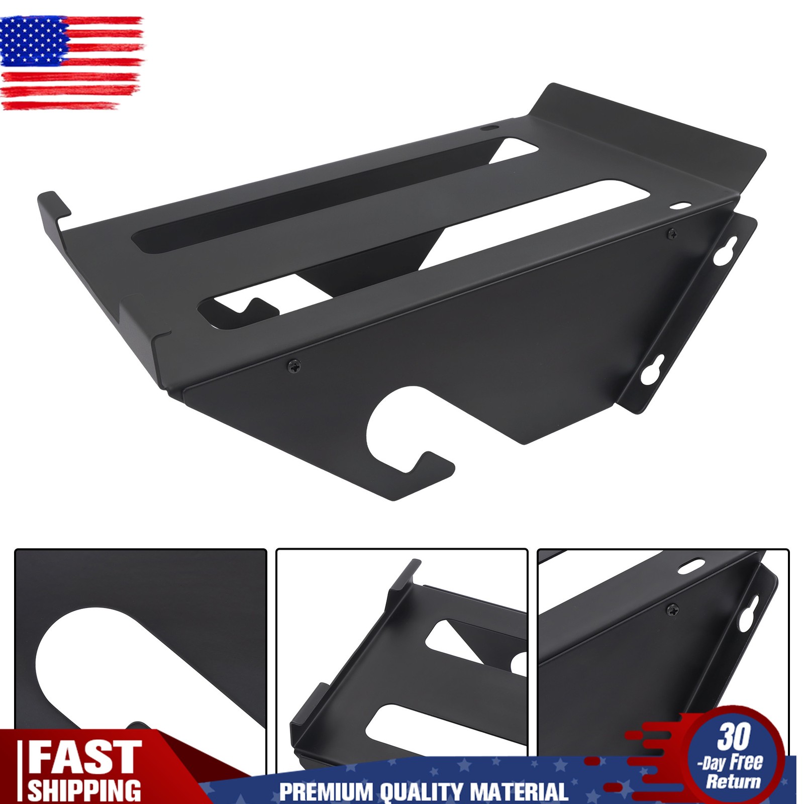 Circular Saw Holder Wall Mount Heavy Duty Metal Storage Rack Organizer Black