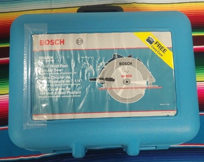 Bosch B5600K 7-1/4&Prime; Circular Saw 13Amps 5600 RPM Tested & works