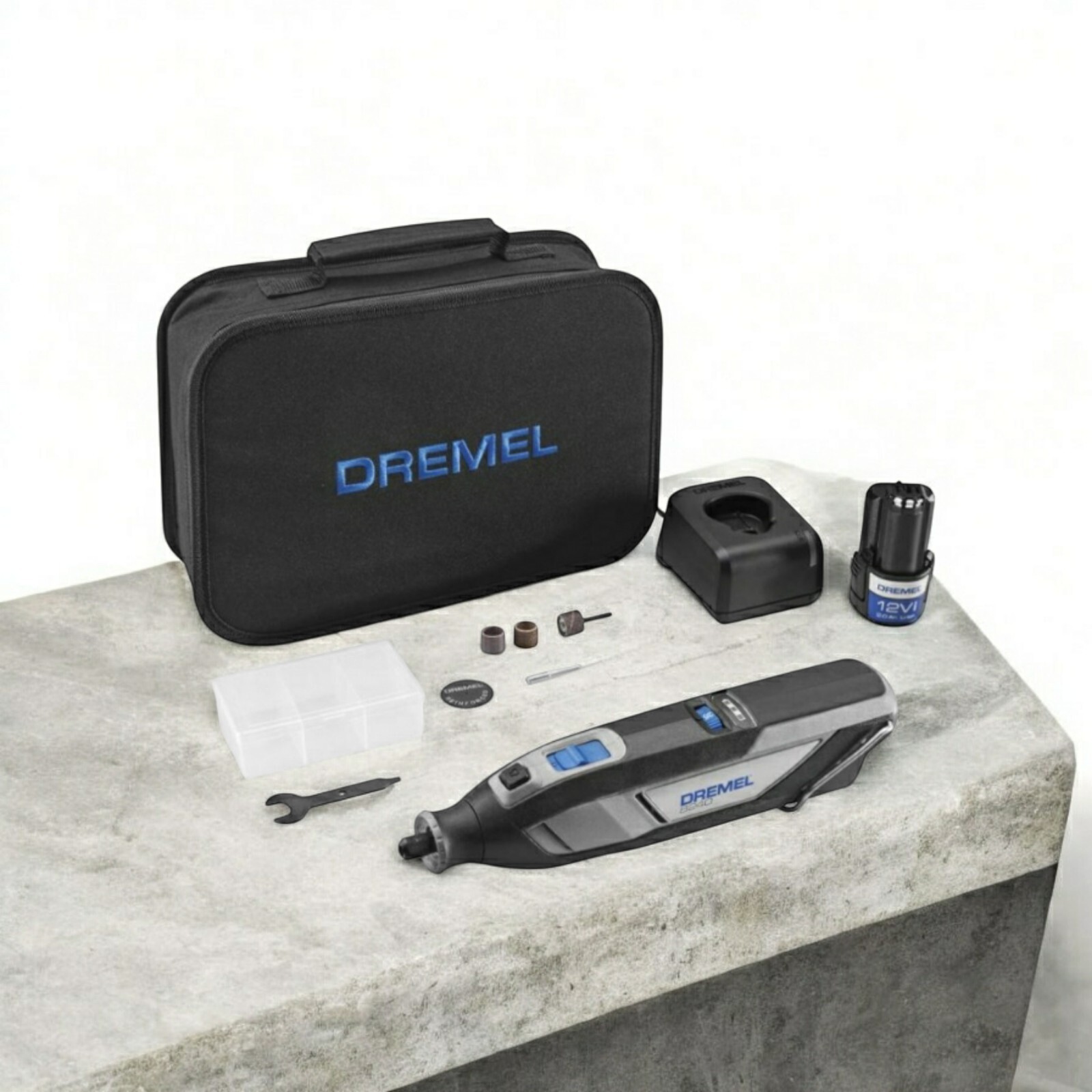 Dremel 8240 12V Superior Control and Quiet Operation Cordless Rotary Tool Kit
