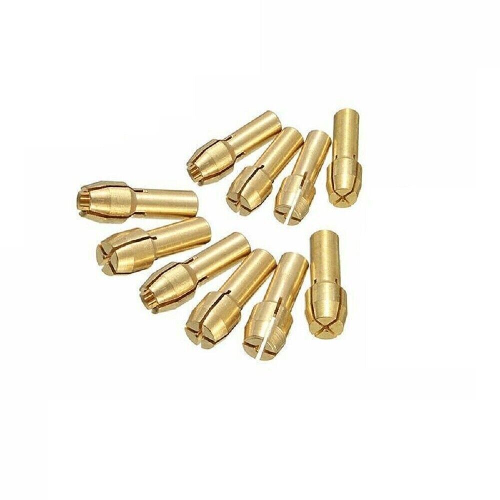 10pc Collet Nut Kit Quick Change Tools Part Power Rotary for Dremel Accessories