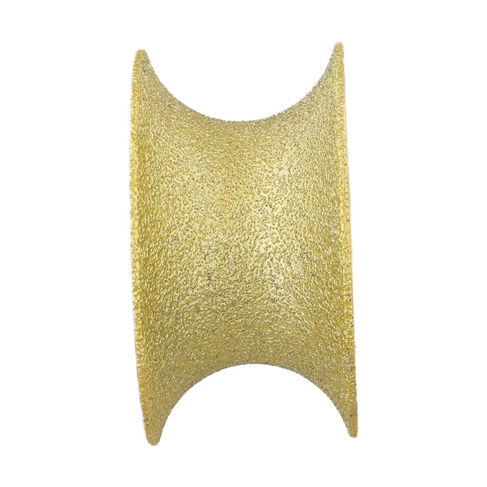 Bullnose Edge Grinding Disc 74 x 20mm Dry Vacuum Brazed for Stone and Concrete