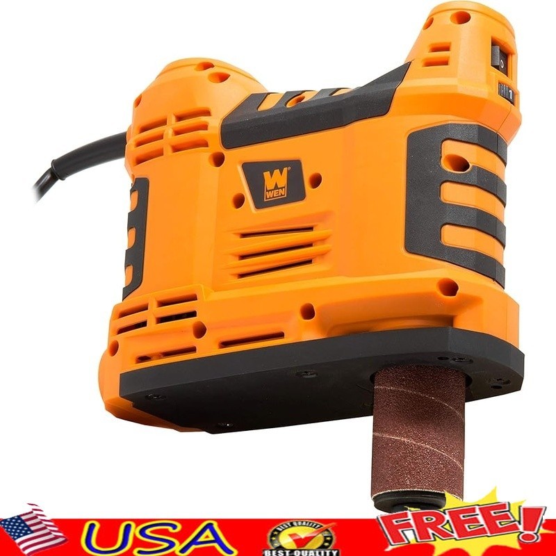 Portable Oscillating Spindle Sander 5A Variable Speed Handheld Bench Clamp New