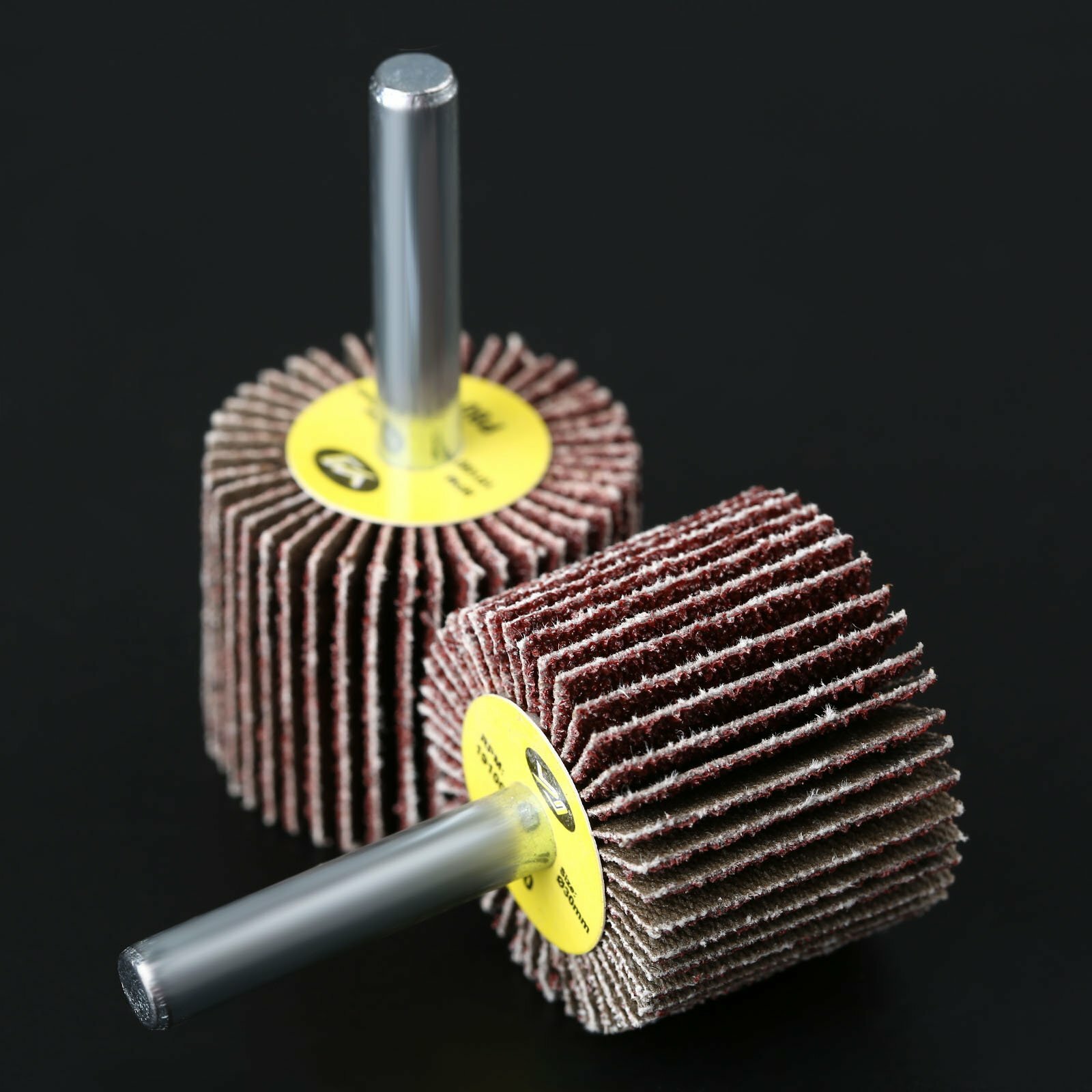 Drill 10pcs 6mm Shank Flap Sandpaper Wheel Disc Grinding Sanding Abrasive Parts