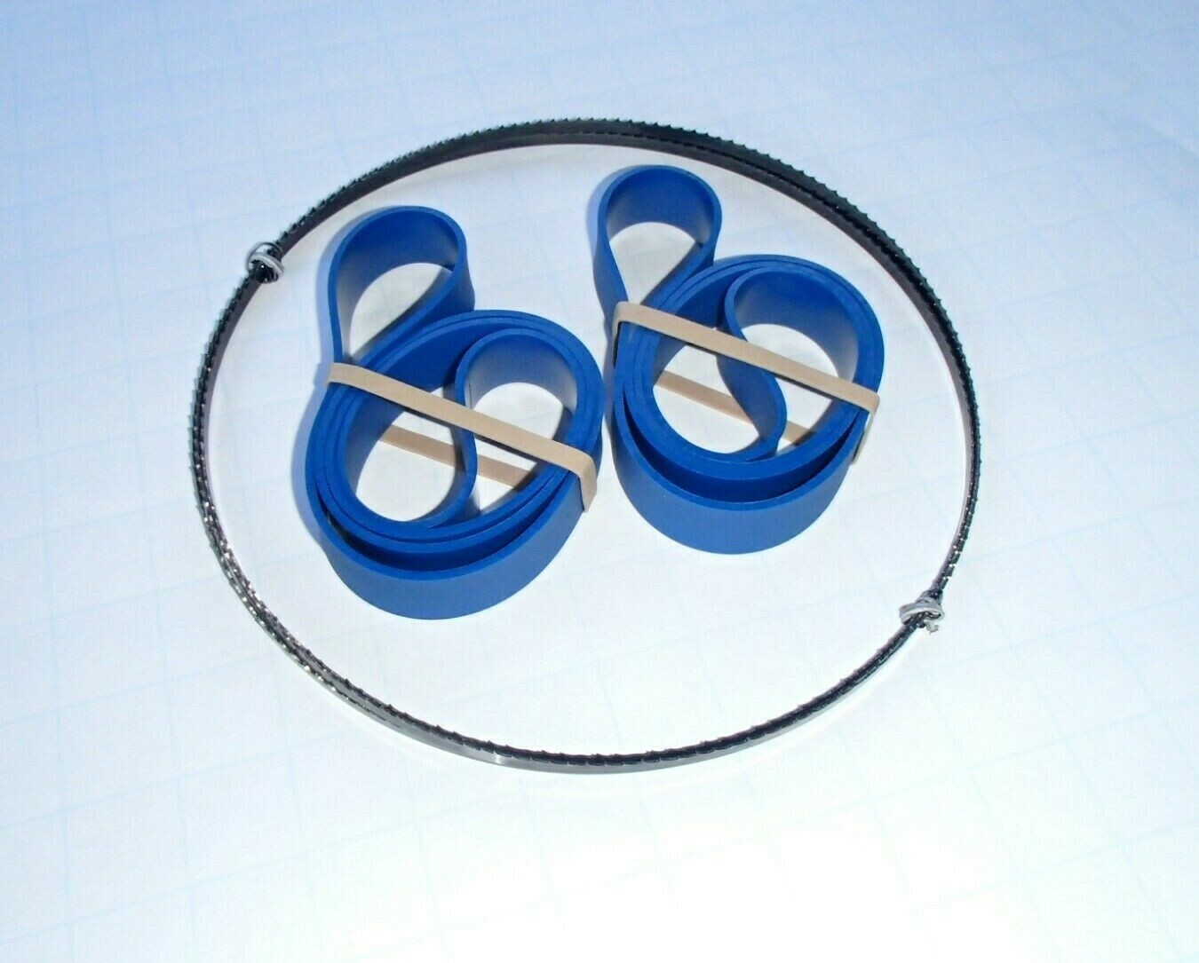 BLUE MAX URETHANE BAND SAW TIRES AND 1/4 BAND SAW BLADE FOR ATLAS 912 BAND SAW