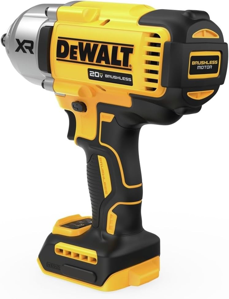 DeWALT 20v Max Brushless XR 1/2&Prime; High Torque Impact Wrench Hog Ring Anvil DCF900