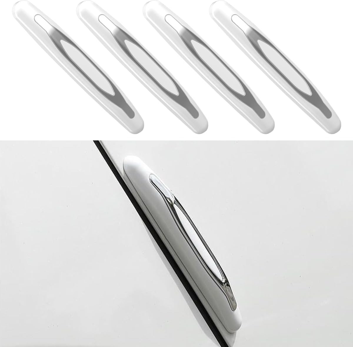 4PCS Car Door Edge Guards, Auto Side Door Protector Car Door Self Adhesive