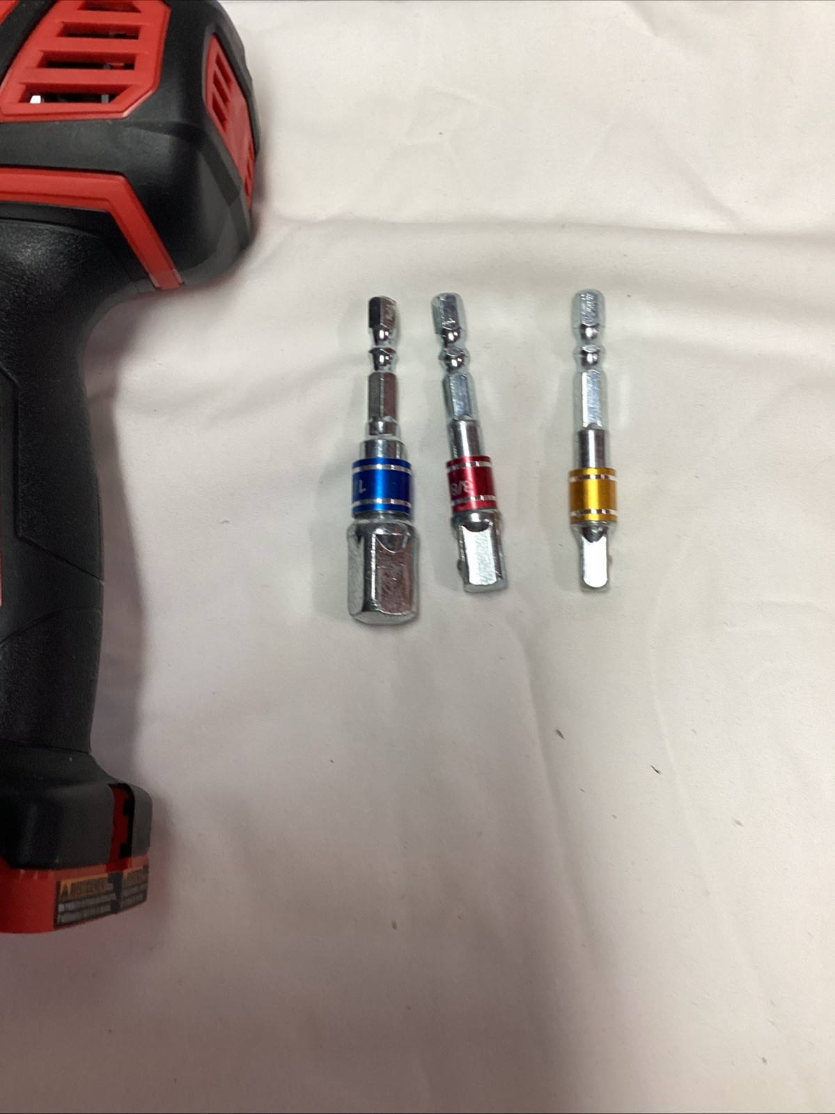 NEW Milwaukee 2656-20 M18 18V 1/4 in Hex Impact Driver / 3PC.Socket Adapter set