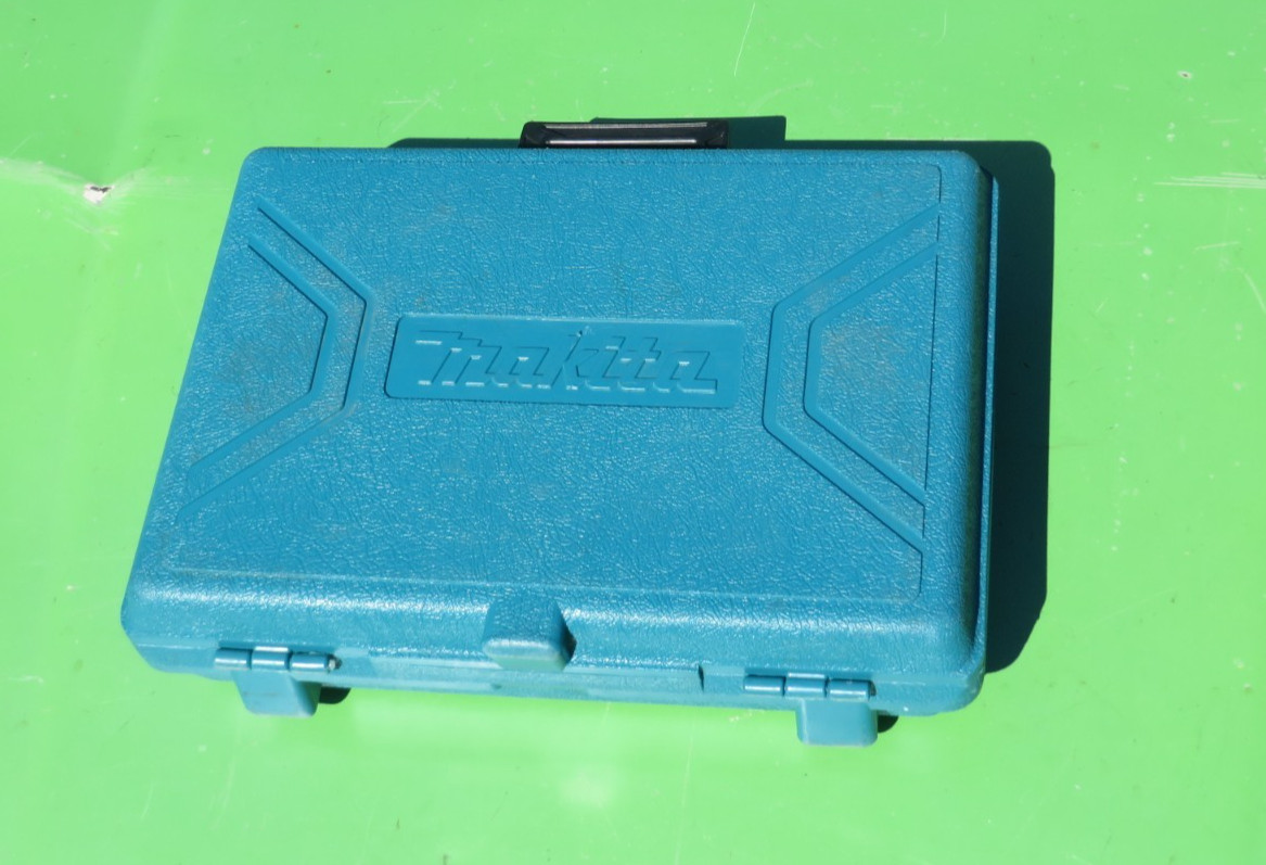 MAKITA TOOL CASE CORDLESS DRILL DRIVER FITS 6211D 12V 3/8&Prime; OEM BLUE (CASE ONLY)