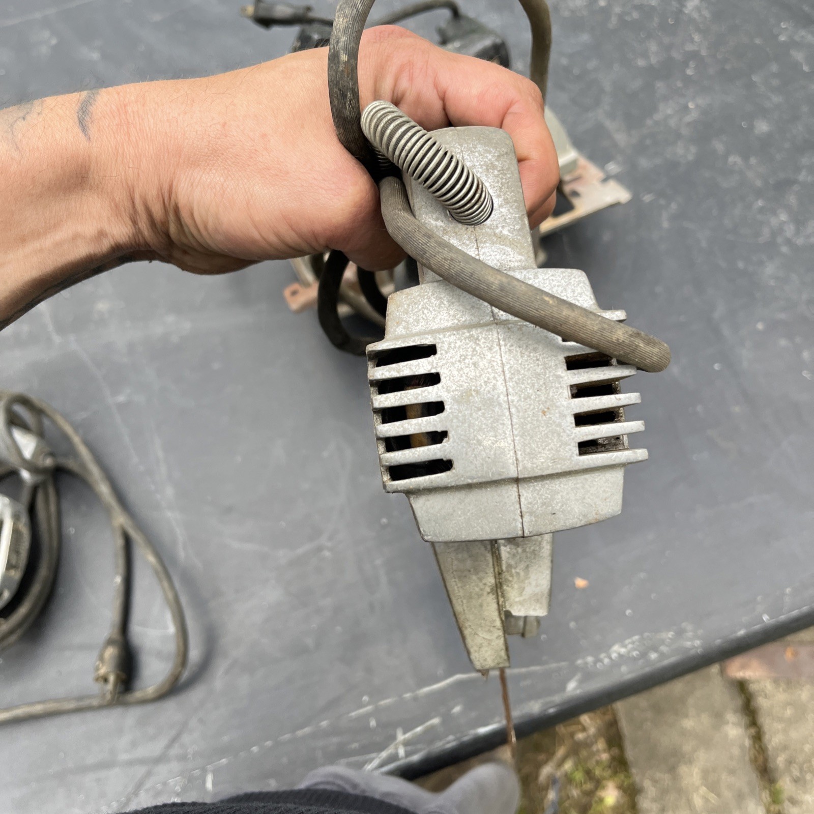 1950&rsquo;s Black & Decker 1/4&Prime; Utility Electric Drill 1970’s Circular Saw & Jig Saw