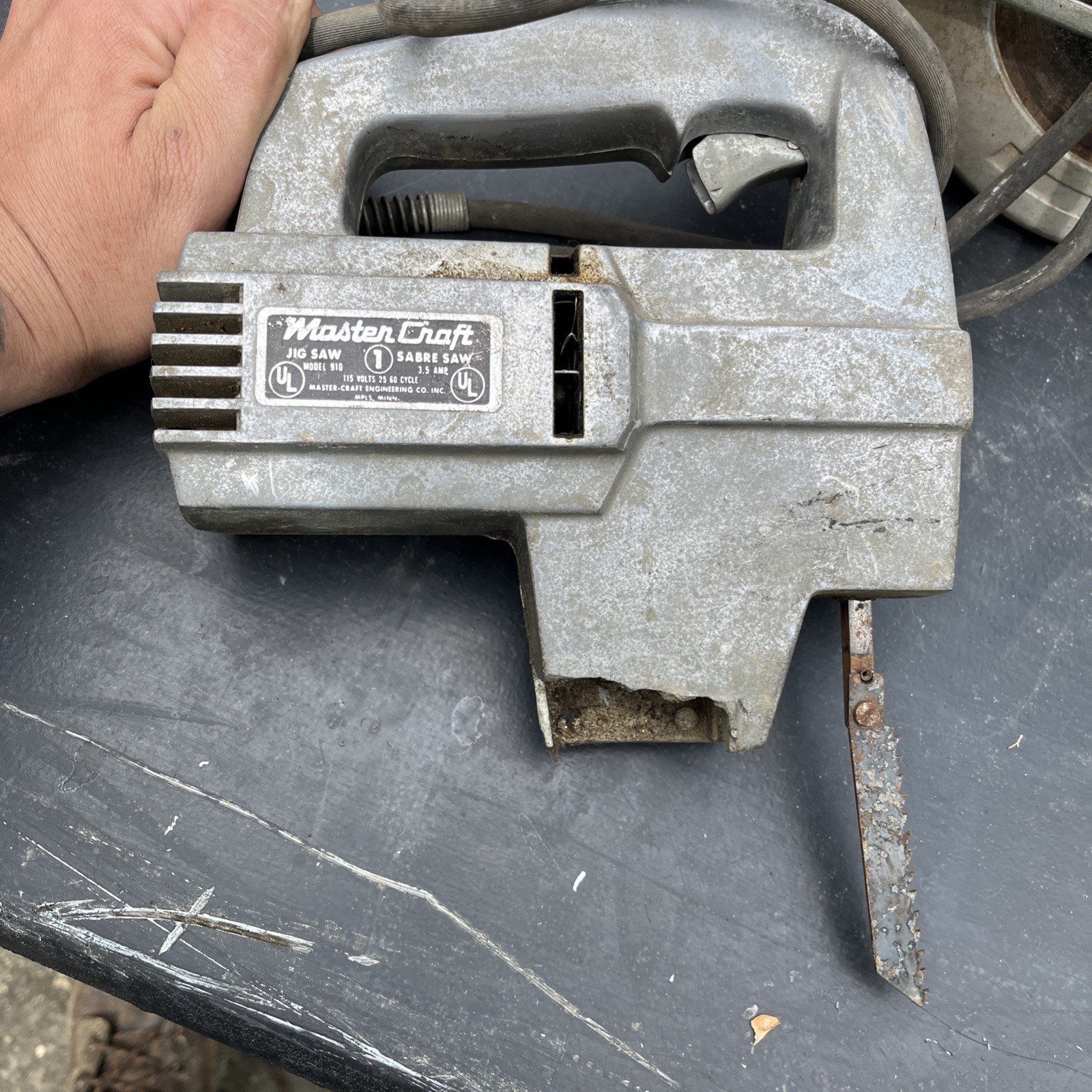 1950&rsquo;s Black & Decker 1/4&Prime; Utility Electric Drill 1970’s Circular Saw & Jig Saw