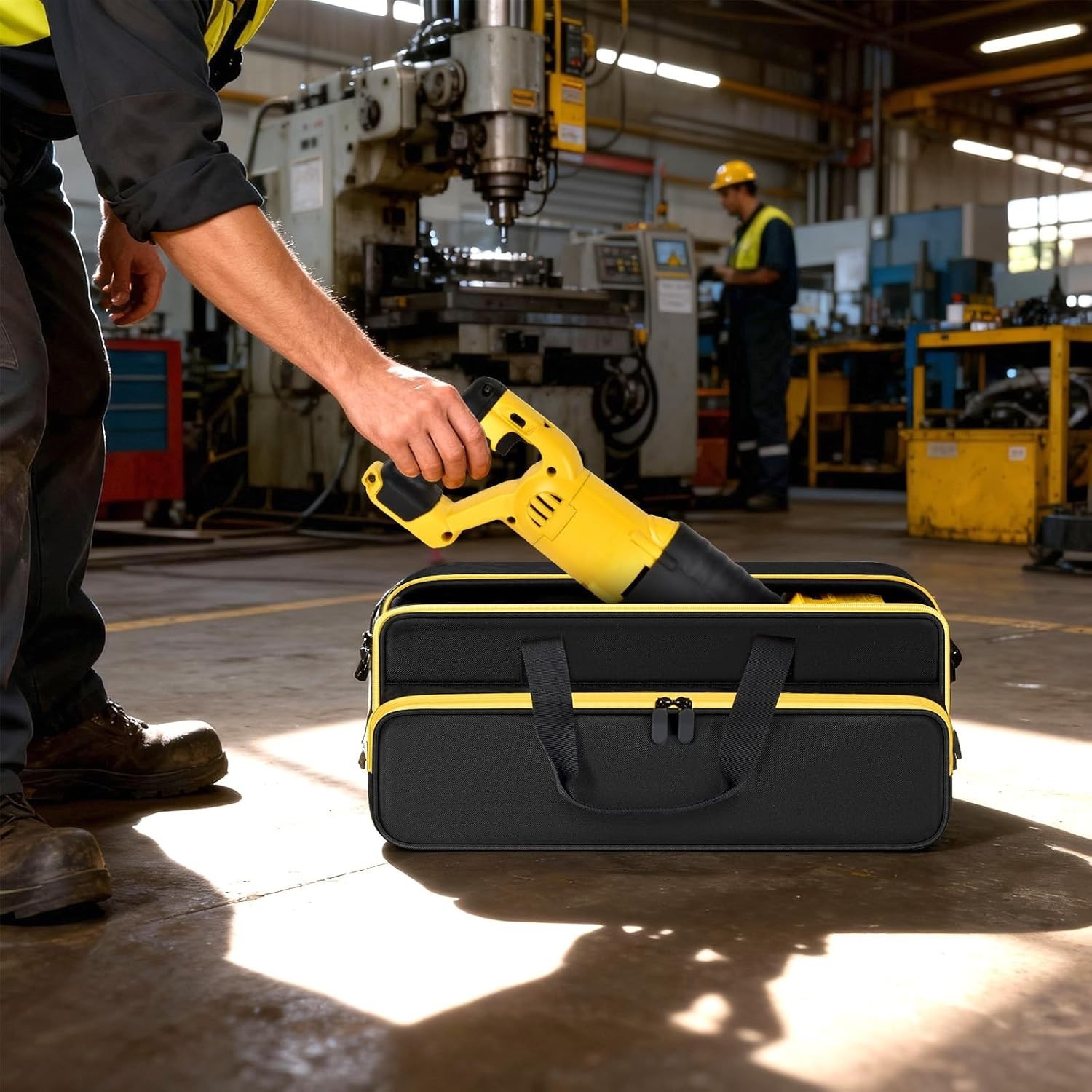 Reciprocating Saw Tool Bag for DEWALT DCS380B, DCS380P1 Battery, Case Only | wit