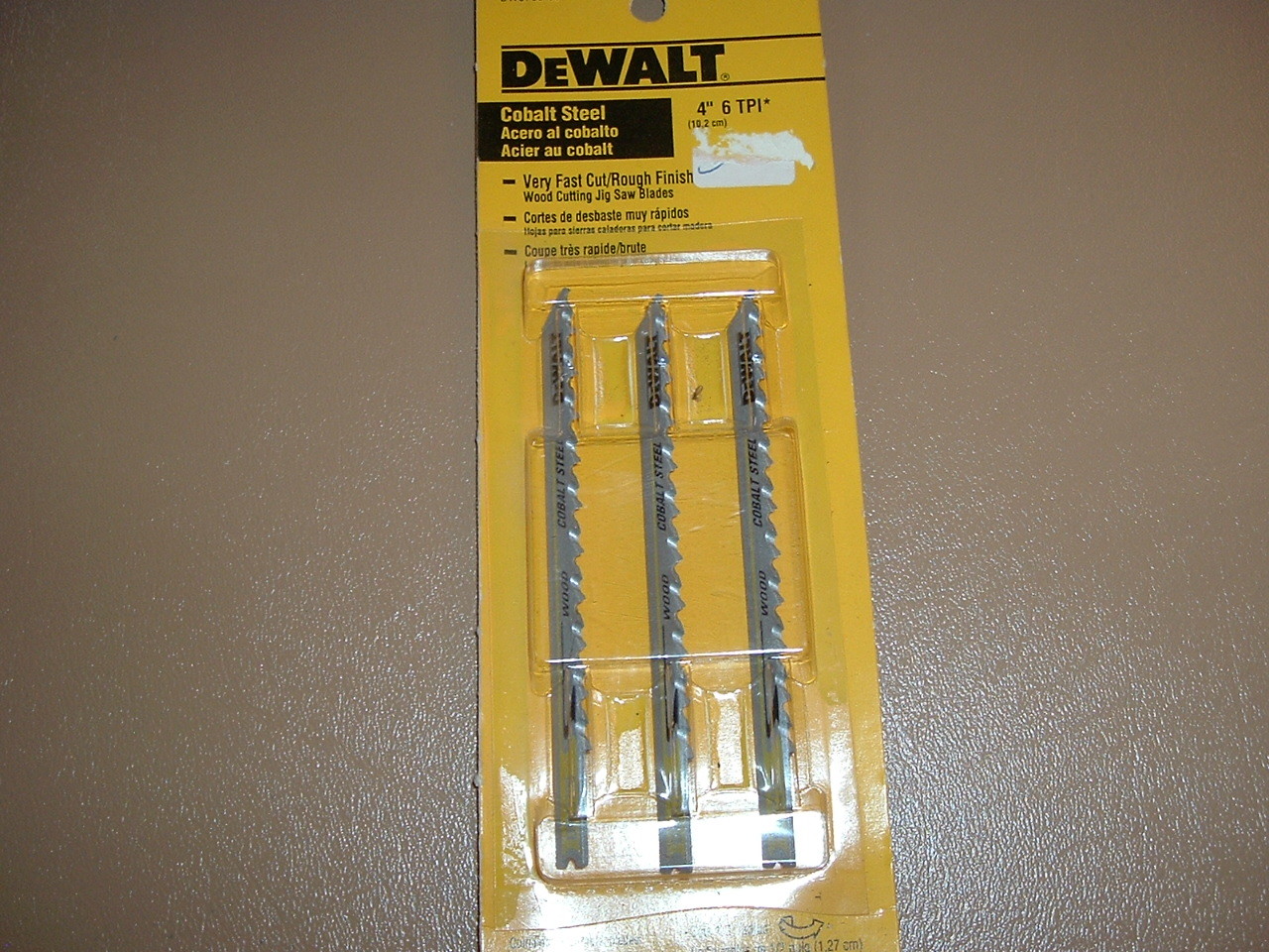 6 DeWalt Cobalt Steel Very Fast Cut/Rough Finish Wood Cutting 6TPI DW3700 4