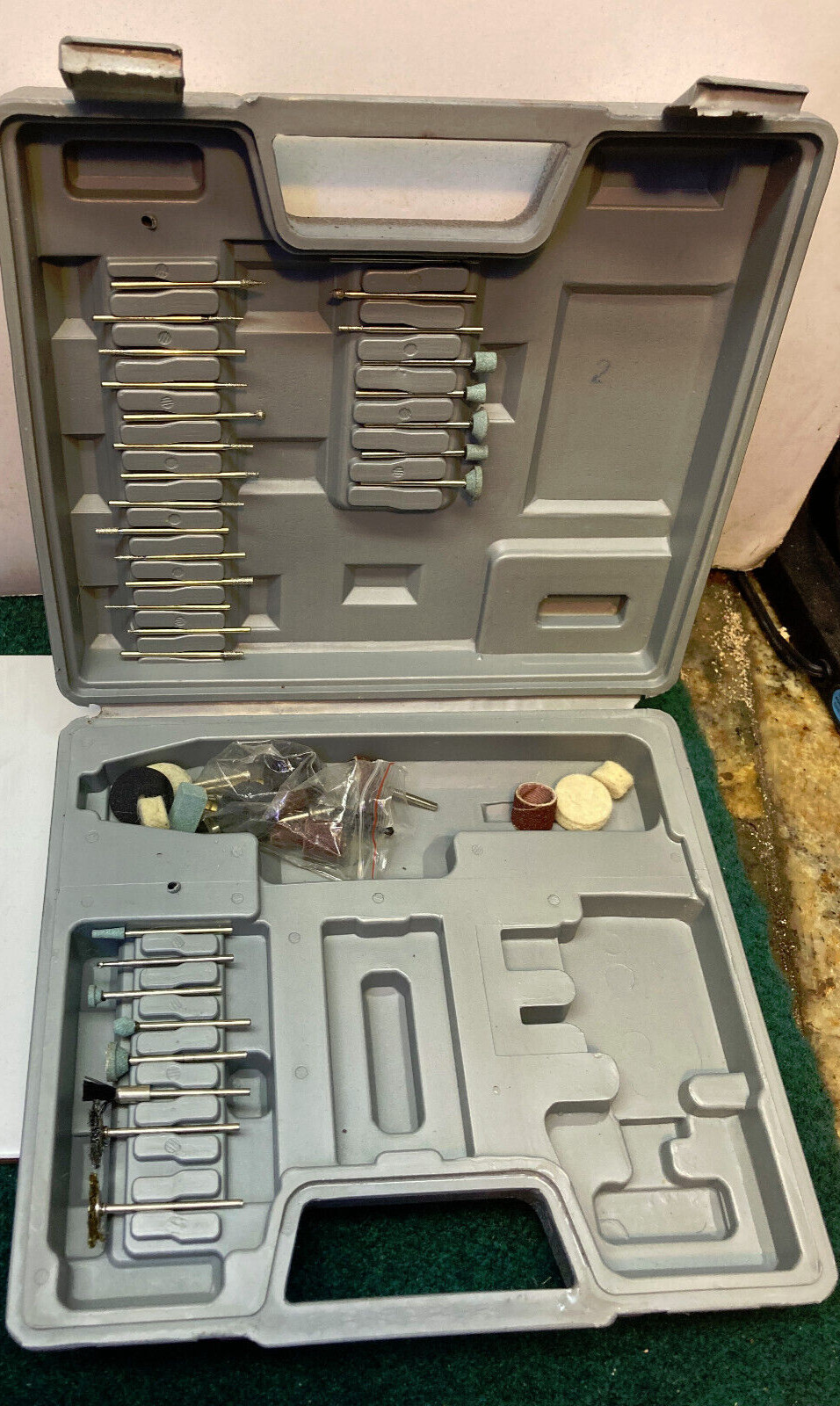 Roto Matic High Speed Rotary Tool case with most acessories no tool included