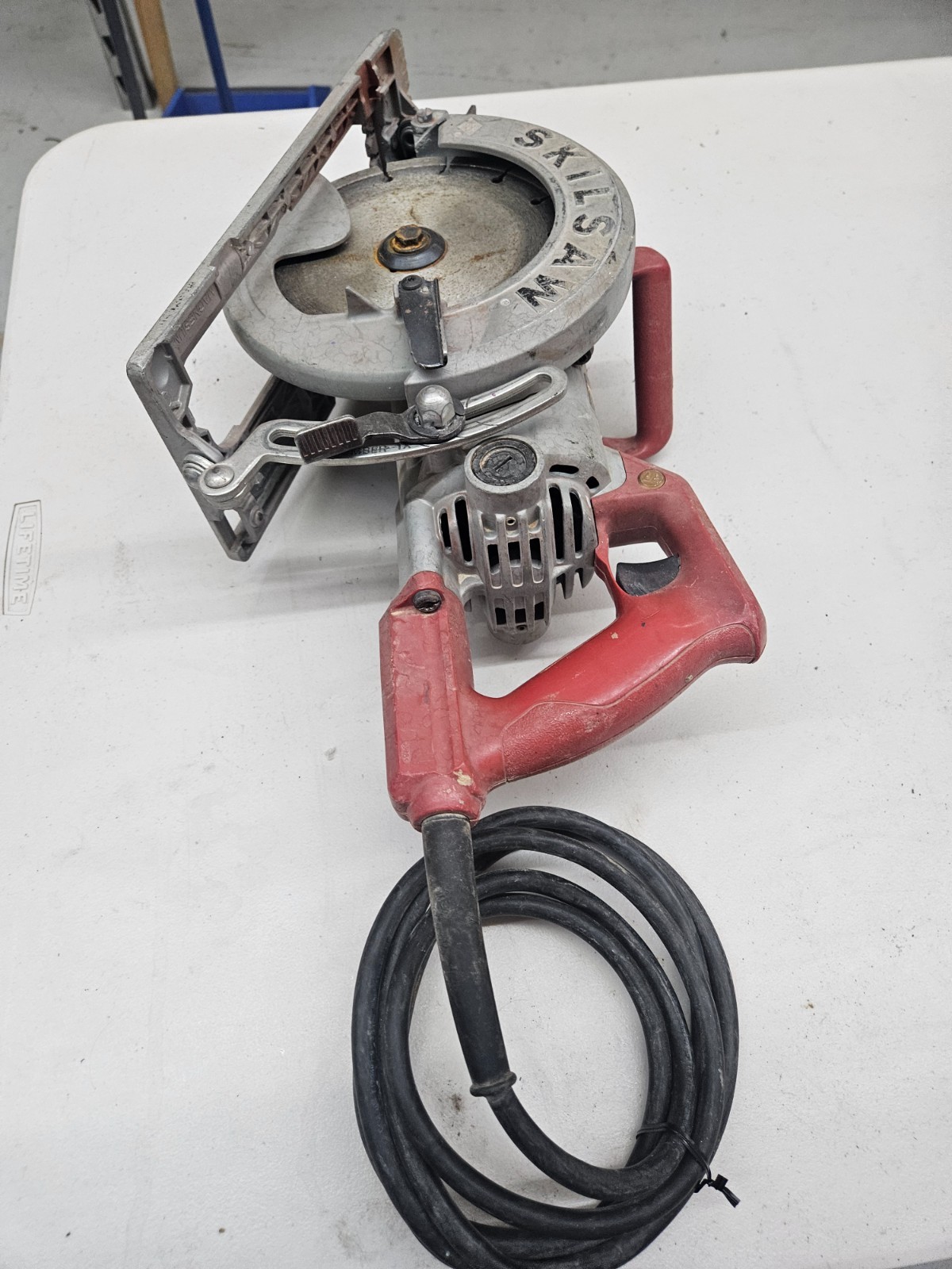 SKILSAW SPT77WM 7-1/4&Prime; Worm Drive Circular Saw 15A Magnesium – Tested Works
