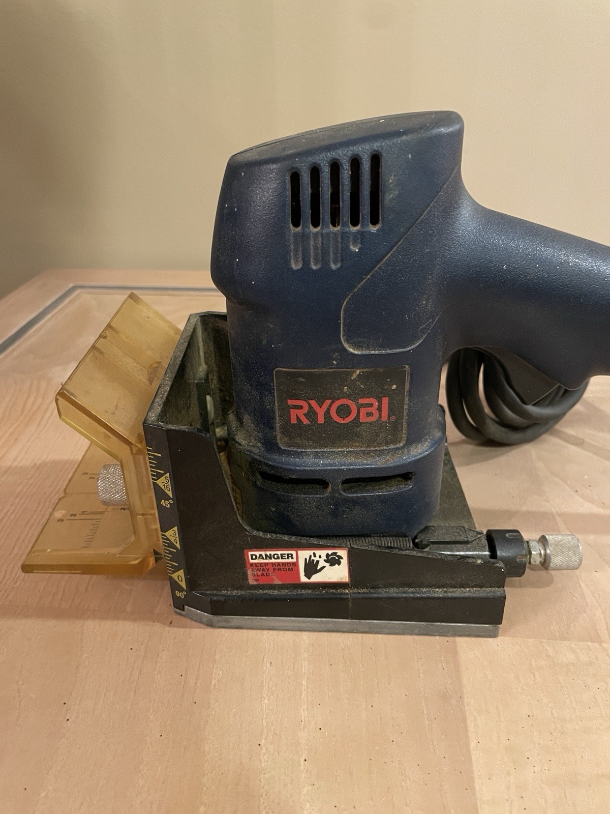 RYOBI Detail Biscuit Joiner Model DBJ 50. Made in USA No Blade Works tested