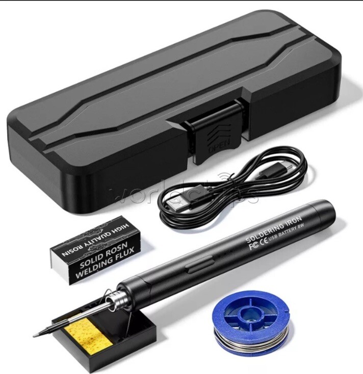 Type-C Wireless Soldering Iron Kit Portable Rechargeable Soldering Iron USA