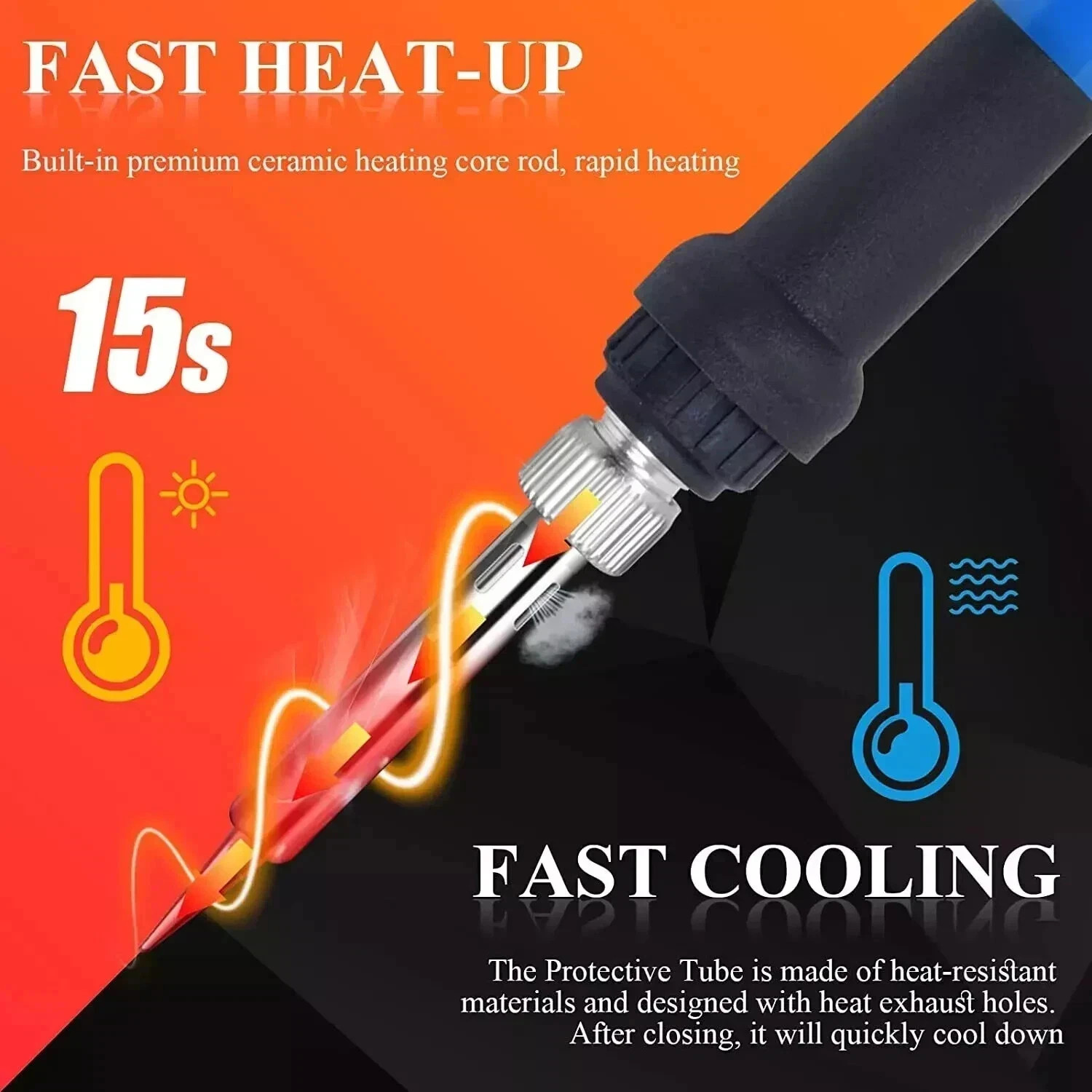 60W Electric Welding Gun Soldering Iron Tool Kit Solder Wire Welding Battery Pen