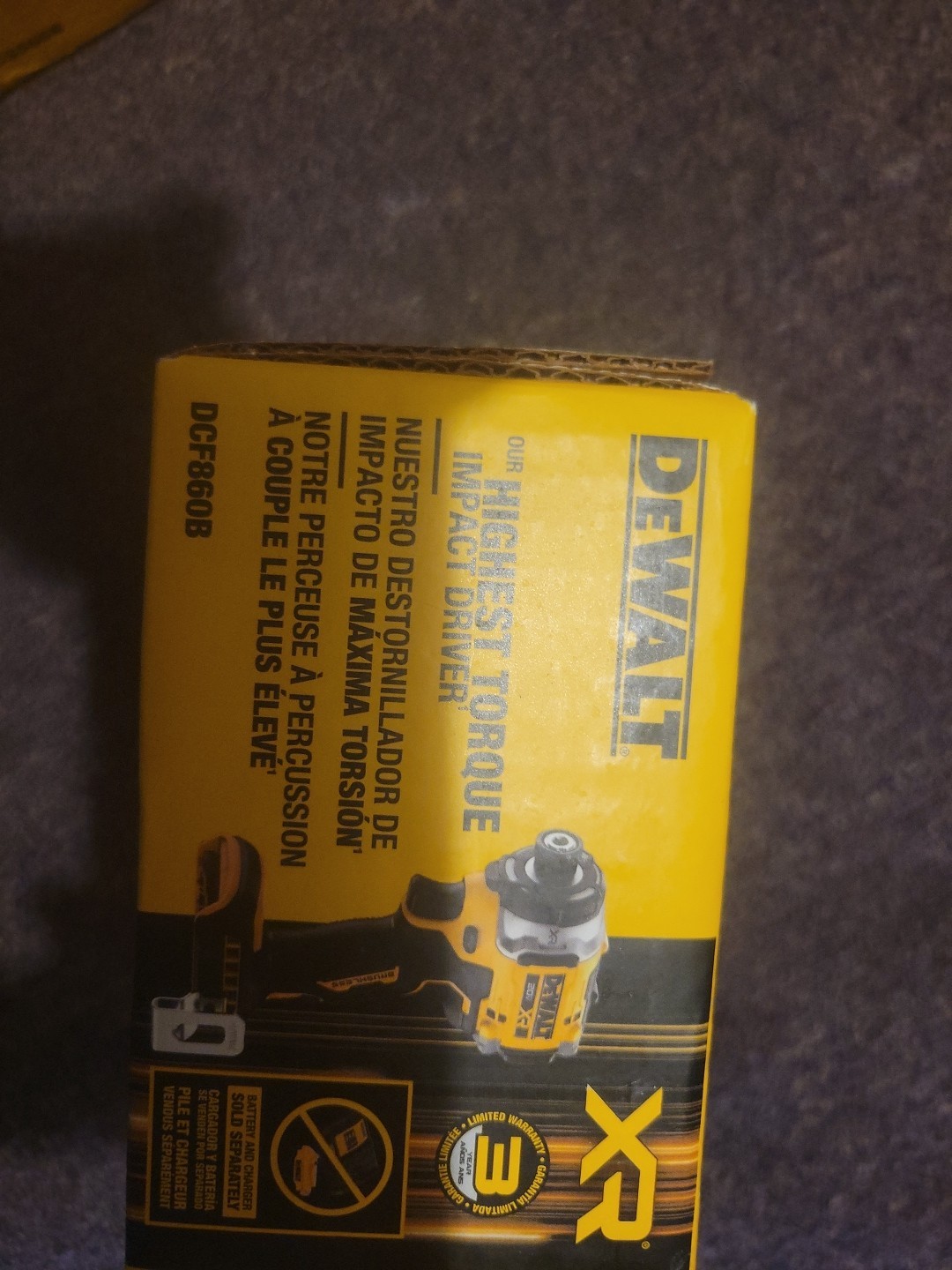 DEWALT 20V MAX XR Brushless 1/4 Impact Driver Cordless Tool Only DCF860B