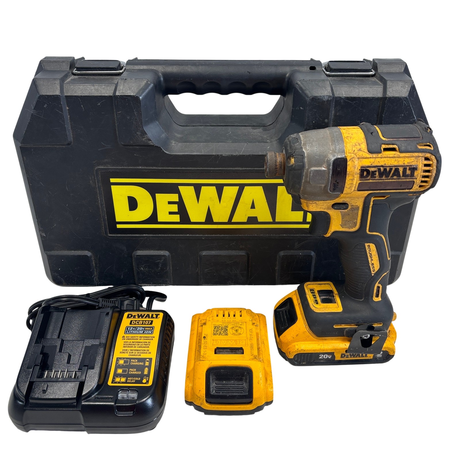 DeWalt DCF887 20V MAX XR Brushless Cordless 3-Speed 1/4&Prime; Impact Driver Kit