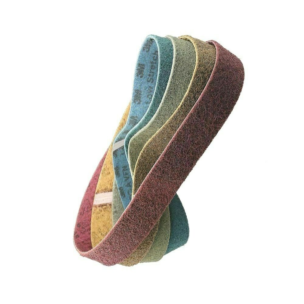 1 Pcs 915*50mm Non-woven Nylon Abrasive Sanding Belt Metal Coarse Fine Grinding