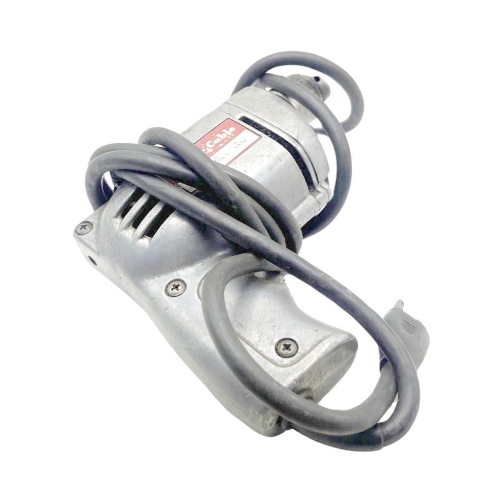 Porter-Cable Model 161 Vintage 1959 Drill 1/4&Prime; Cap 115V AC-DC 2A 2400RPM