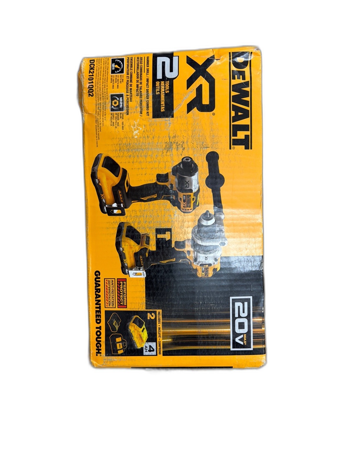 DEWALT 20V MAX Lithium-Ion Cordless 2-Tool Combo Kit, 4.0 Ah Batteries, Charger