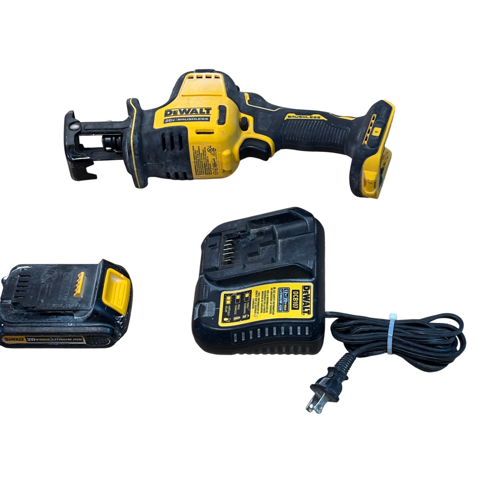 DeWalt DCS369 ATOMIC 20V MAX Brushless Cordless Compact Reciprocating Saw EQ25