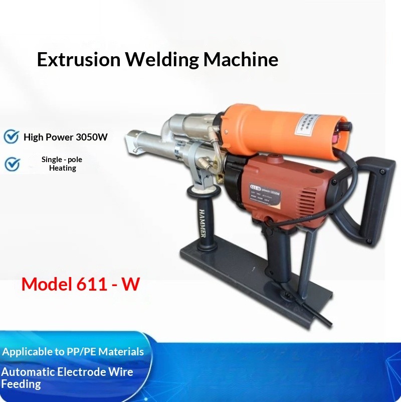 Extrusion Welding Machine, Single/Dual-Pole Heating, Automatic Wire Feeding