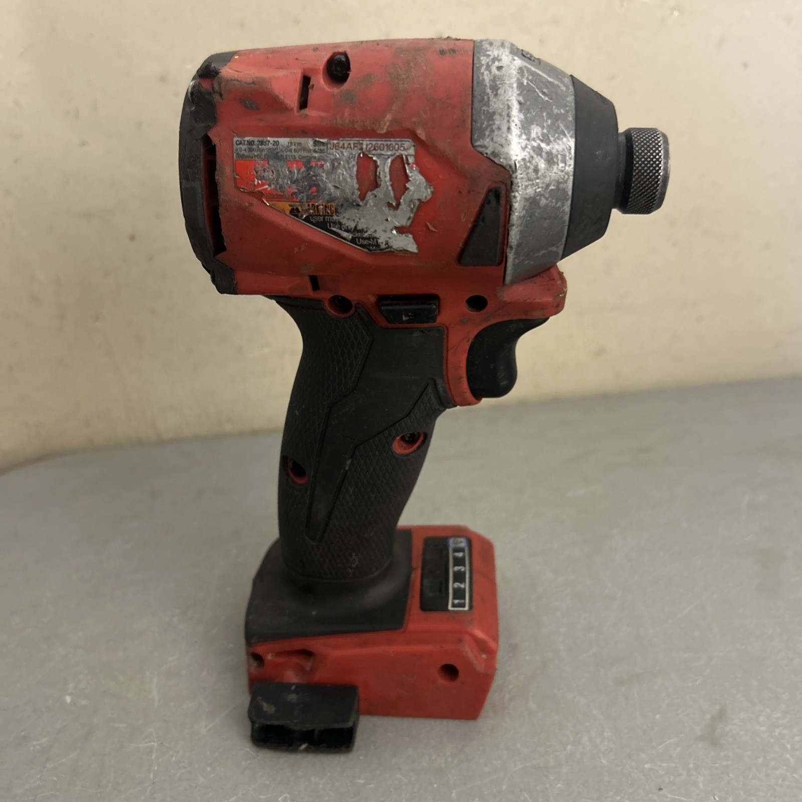BROKEN Milwaukee M18 2853-20 1/4 Hex Impact Driver 18 Volt Stripped Gears-Parts
