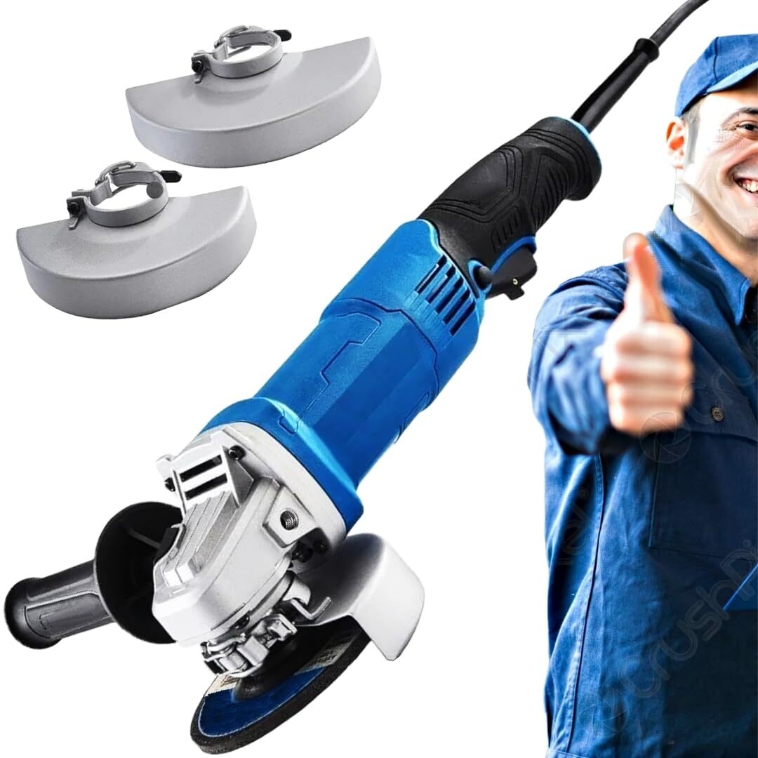 HERCULES Corded 13 Amp 4-1/2 in. to 6 in. Trigger Grip Angle Grinder – Professi