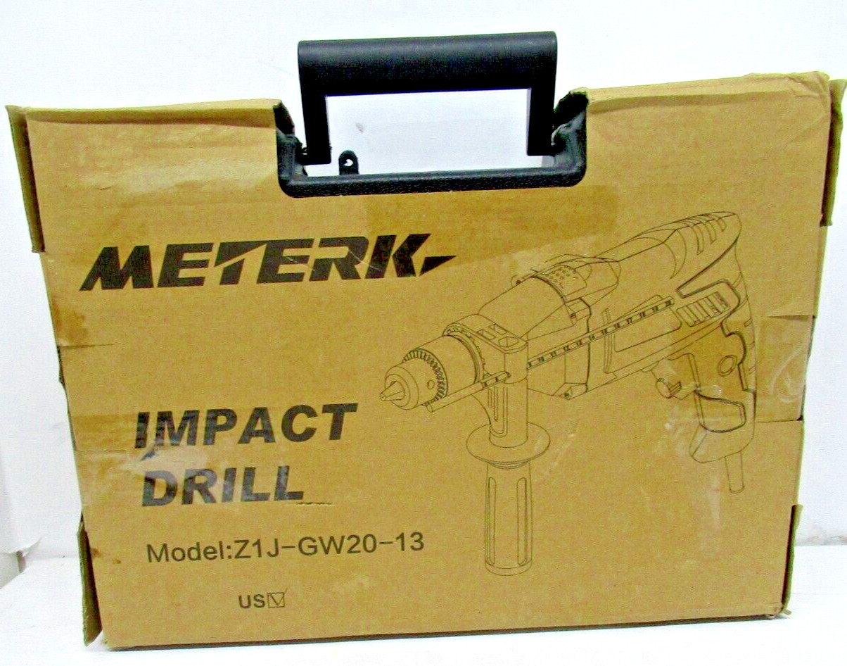 METERK Impact Drill 120v 7.5A Model: Z1J-GW20-13