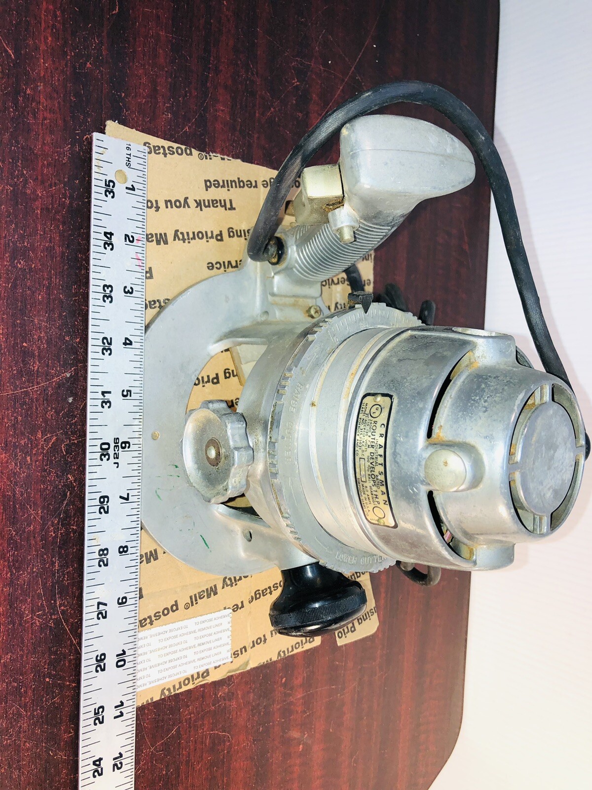 VTG Craftsman router 6 Amp 24,000 RPM 1-HP 1/4&Prime; Router Ball Bearings W/ One Bit