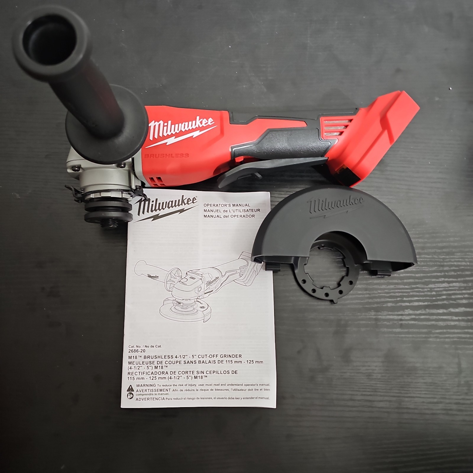 Milwaukee 2686-20 M18 4-1/2&Prime; / 5&Prime; Grinder Paddle Switch, Tool Only NEW