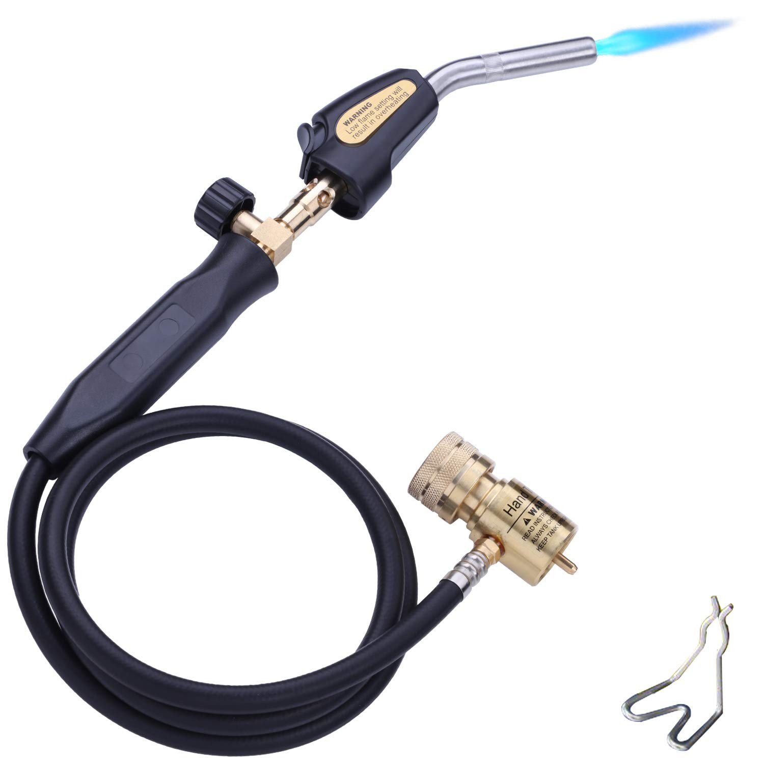 Mapp Gas Propane Torch Hand Hose 1.5M/60&Prime; Welding Torch Kit Equipment Set
