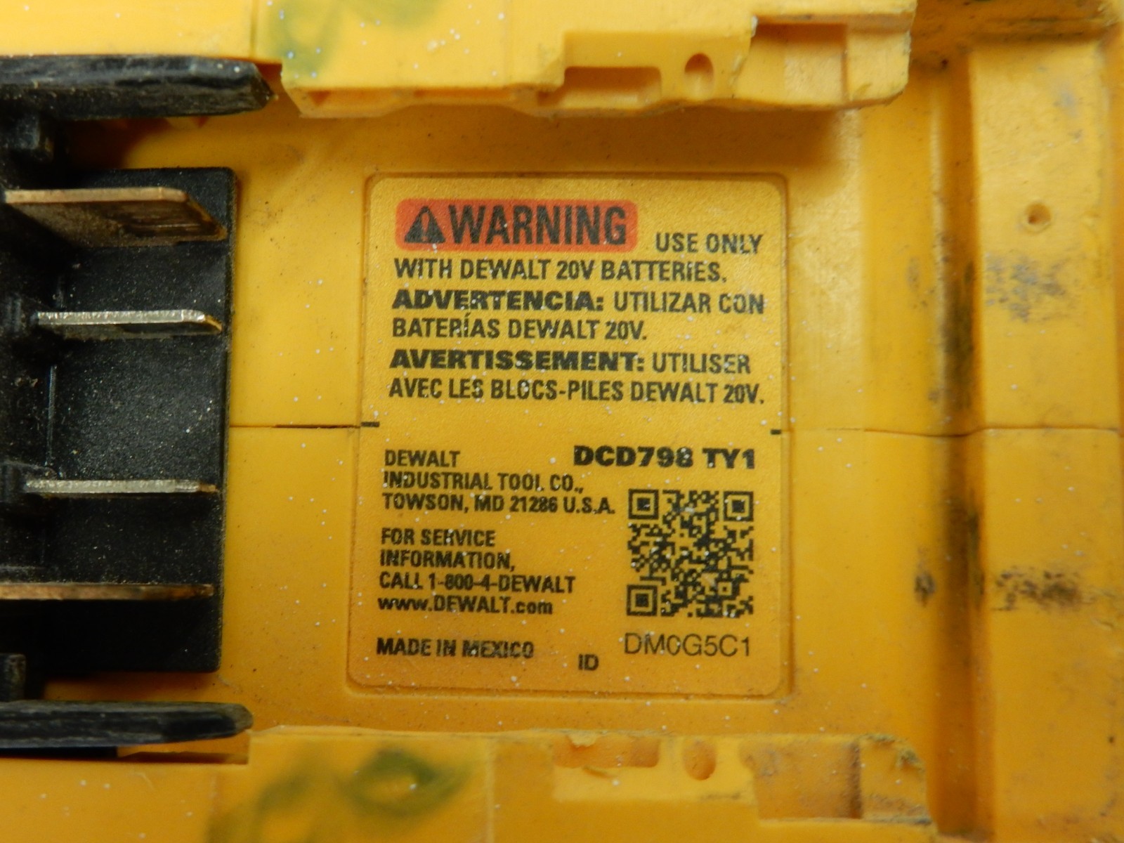 DEWALT 20V CORDLESS BRUSHLESS 1/2&Prime; HAMMER DRILL DCD798 HAMMERDRILL 20V/60V FLEX