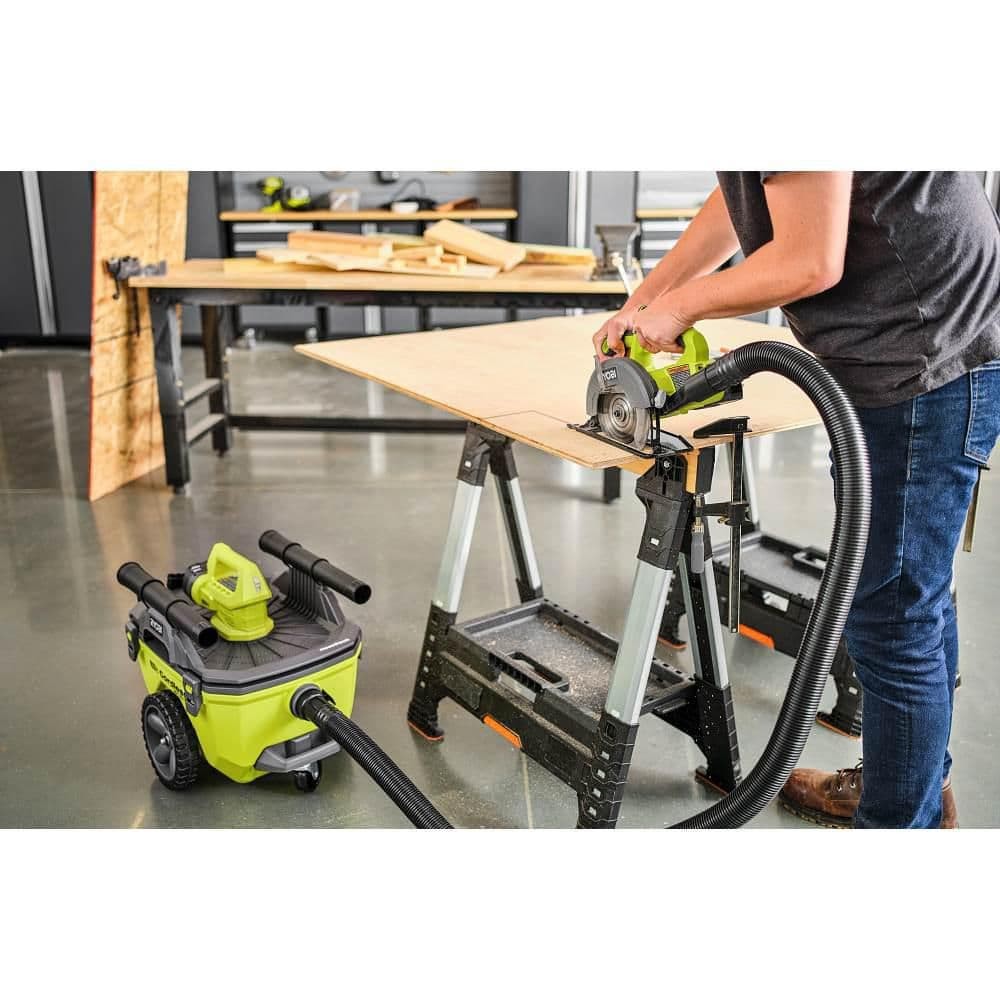 ONE+ 18V Ryobi Circular Saw Kit w 4 Ah Battery, 2 Ah Battery and 2A Charger