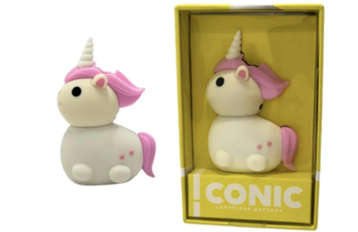 ICONIC 480mAh Unicorn Battery – Adjustable Voltage – all colors– 1ct Display