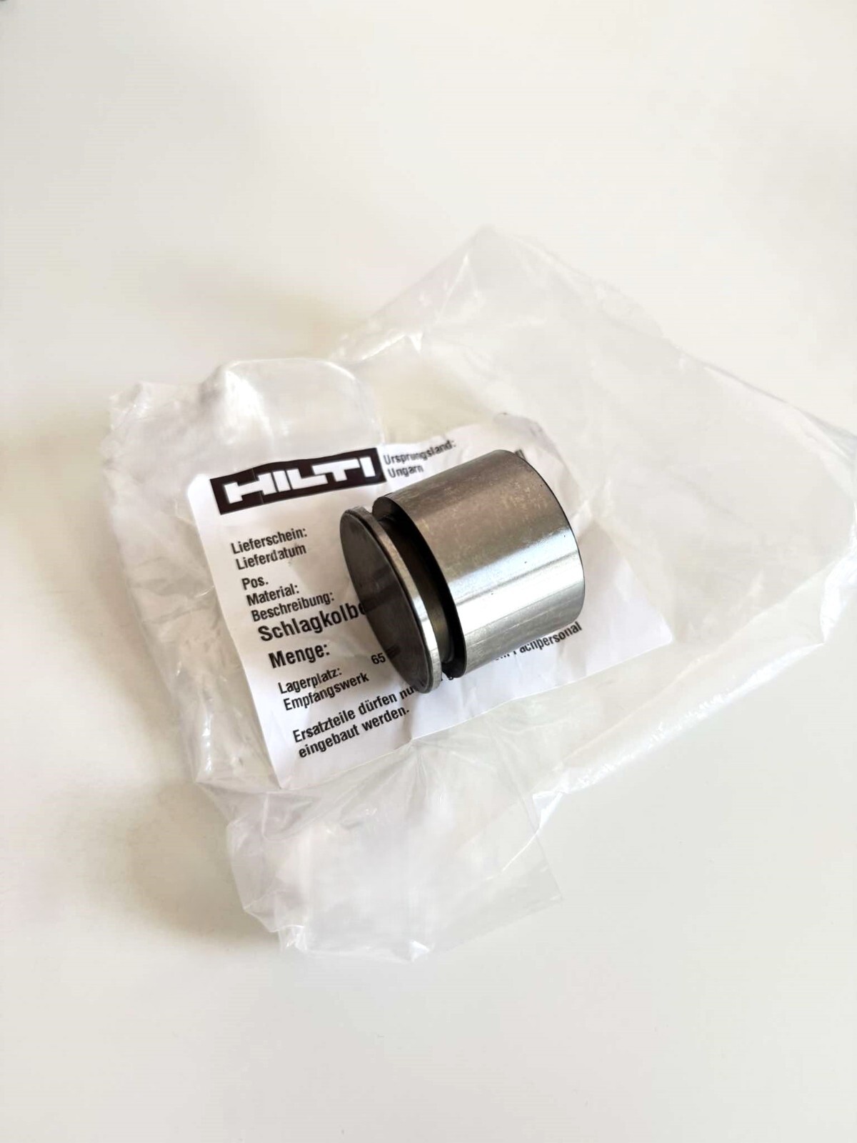 Original Striker Piston HILTI TE1000 AVR (02) HIDRIVE #2093970 SEE PHOTOS