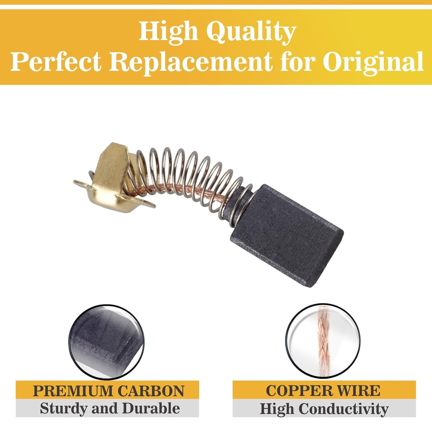 20 pack N398321 Polisher Carbon Brushes for Compatible DWP849 DWP849X DWP849X-B3
