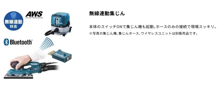 Makita BO007CGZ 40V Random Orbit Sander – Body Only – New Genuine