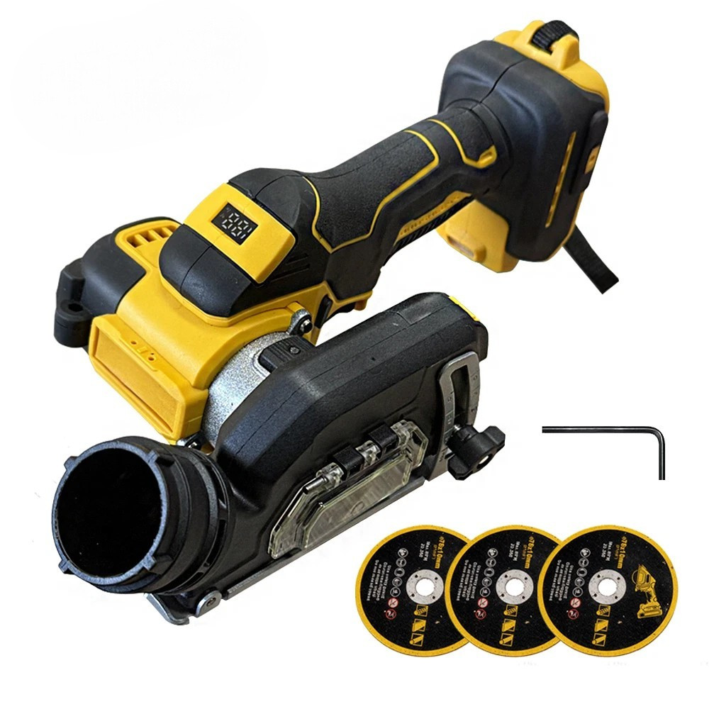Mini 3in Cordless Circular Saw For Dewalt 20V Battery Brushless Wood Cutting