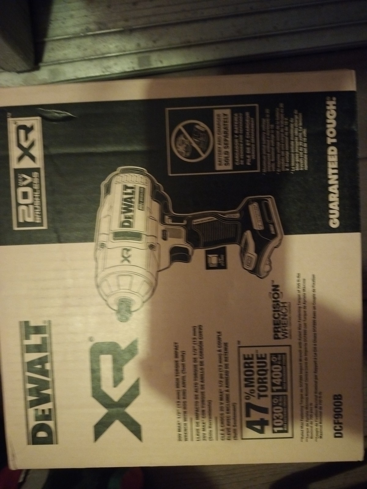 DEWALT DCF900B 20V 1/2inch Impact Wrench